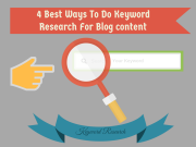 4 Best Ways To Do Keyword Research For Blog content