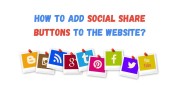 How to Add social share buttons to the website?