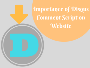 Importance of Disqus Comment Script on website
