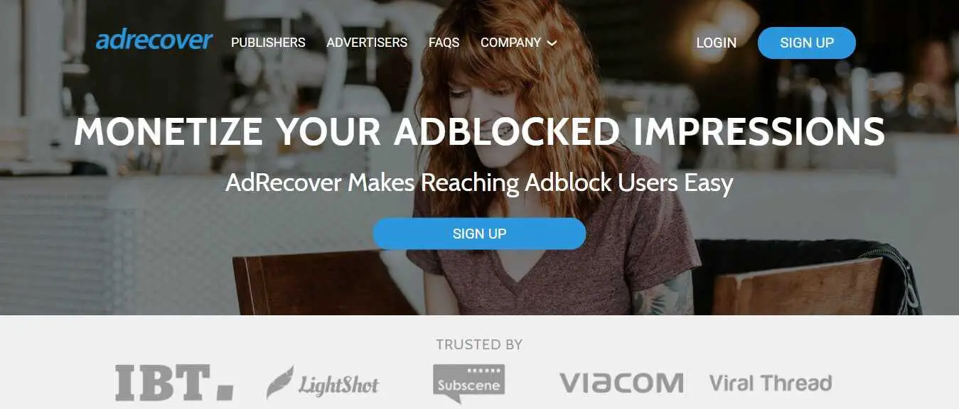 Adrecover Publisher Network