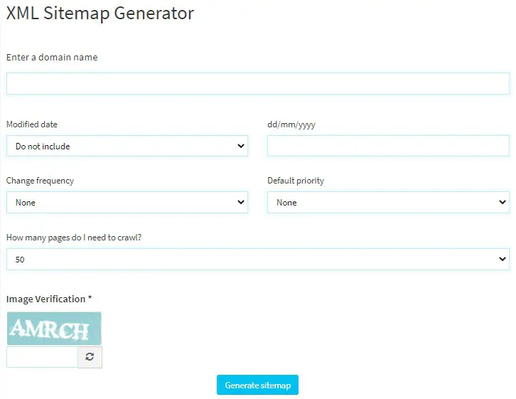 xml sitemap generator