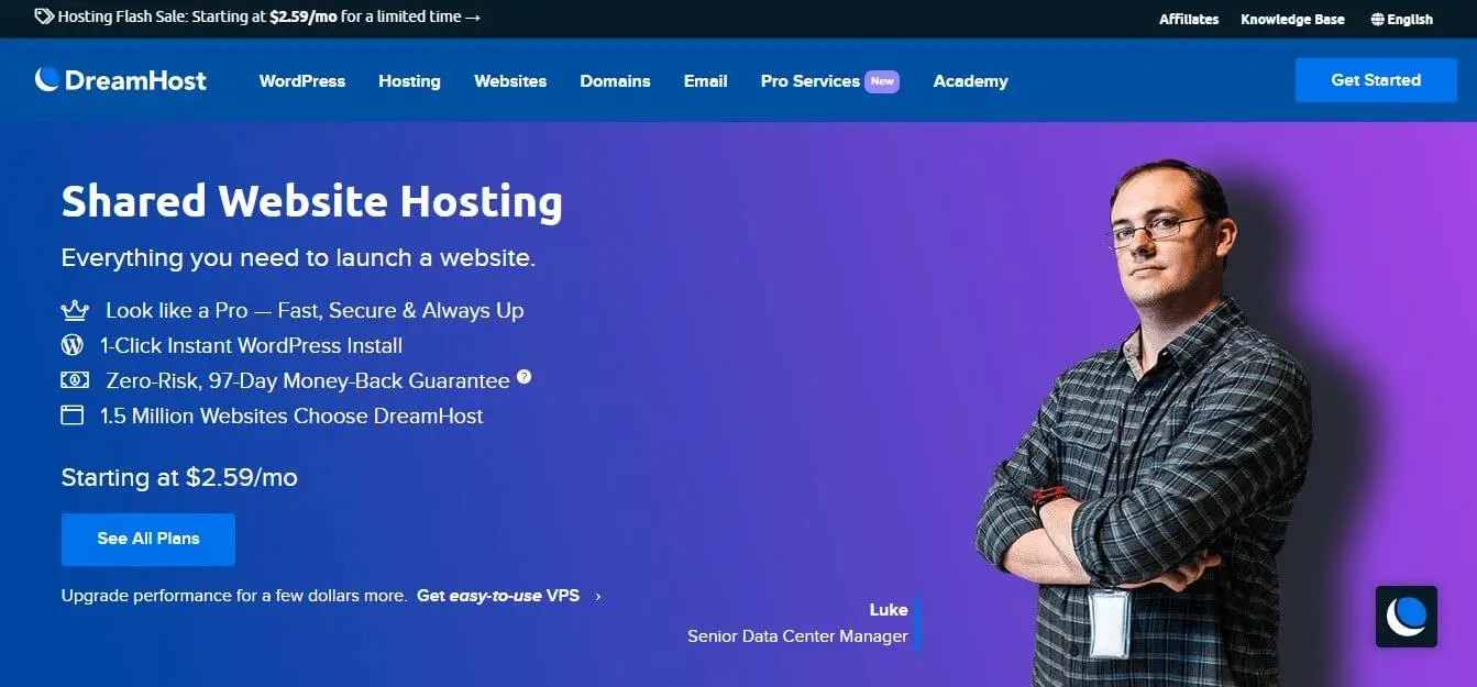 dreamhost web hosting