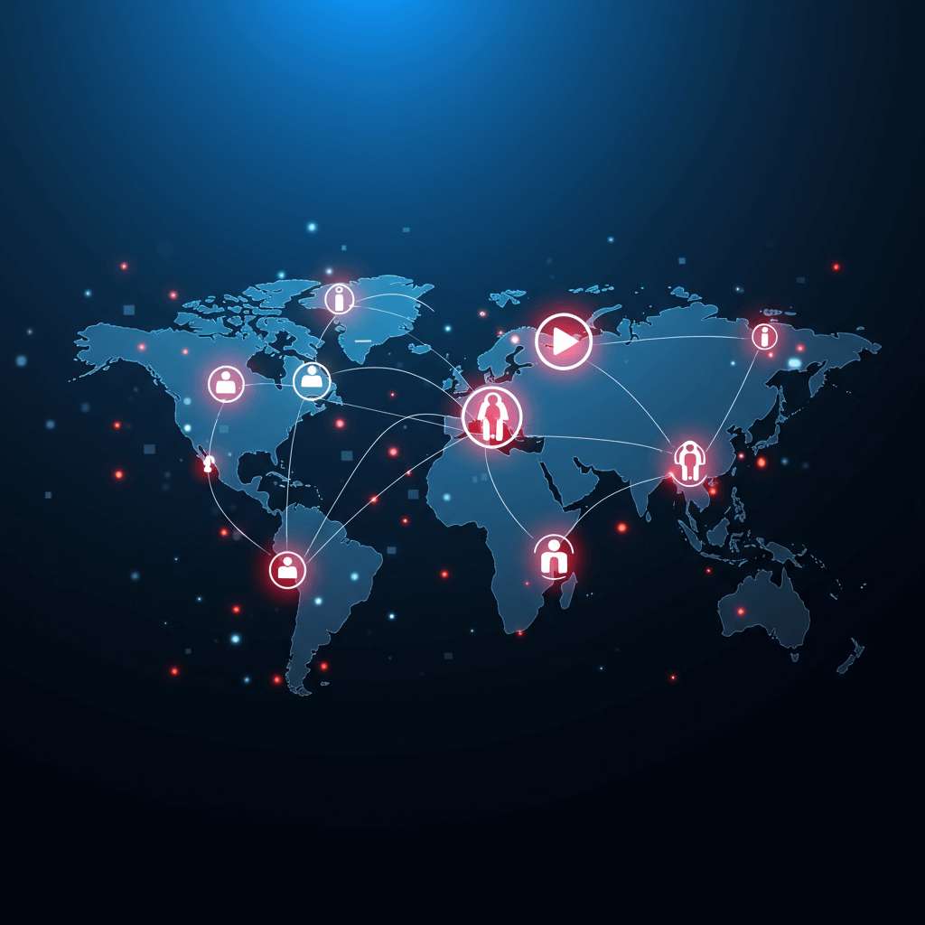 global youtube world map connections international audience reach