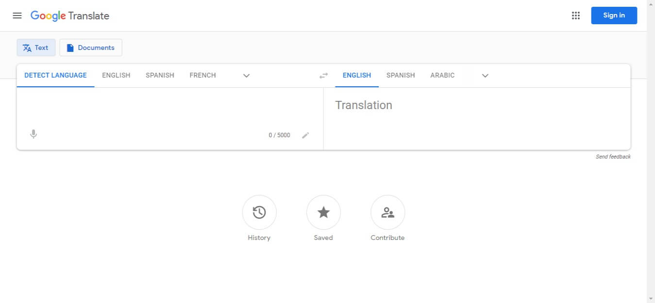 google translate