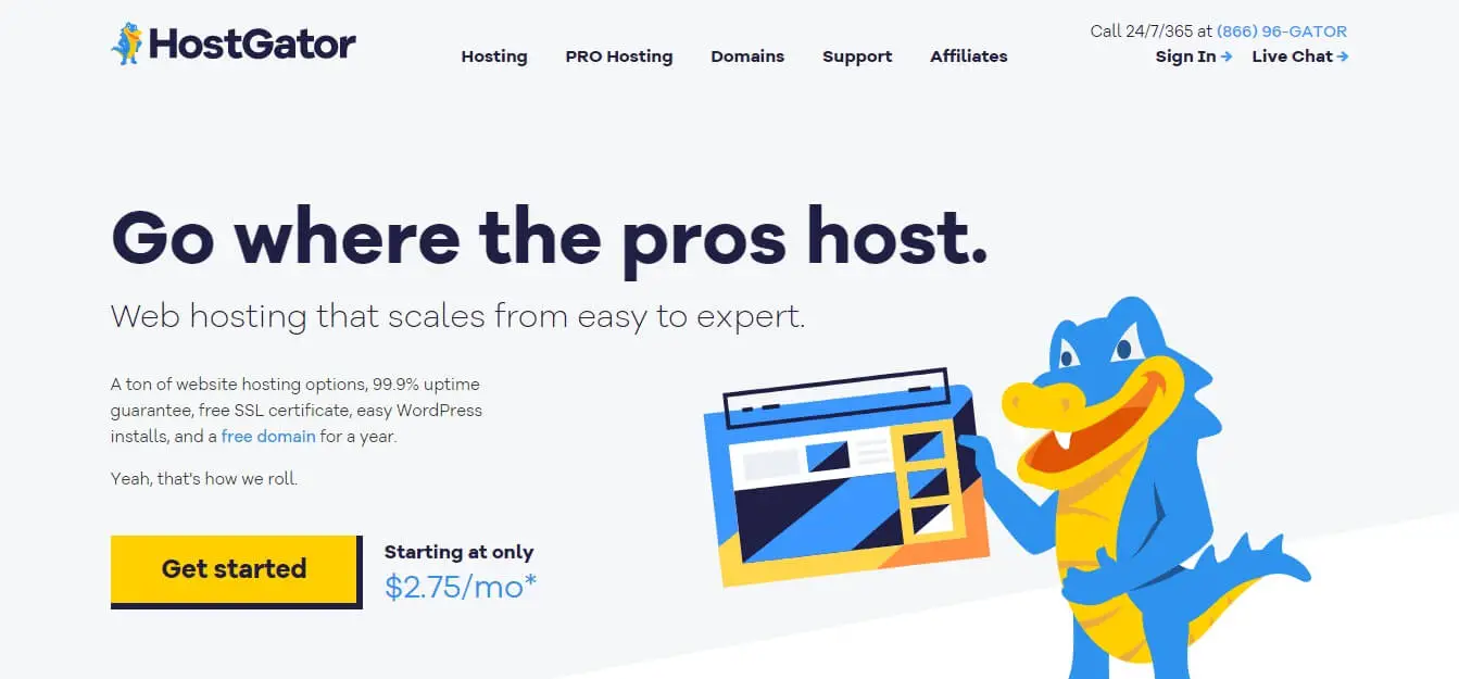 hostgator web hosting