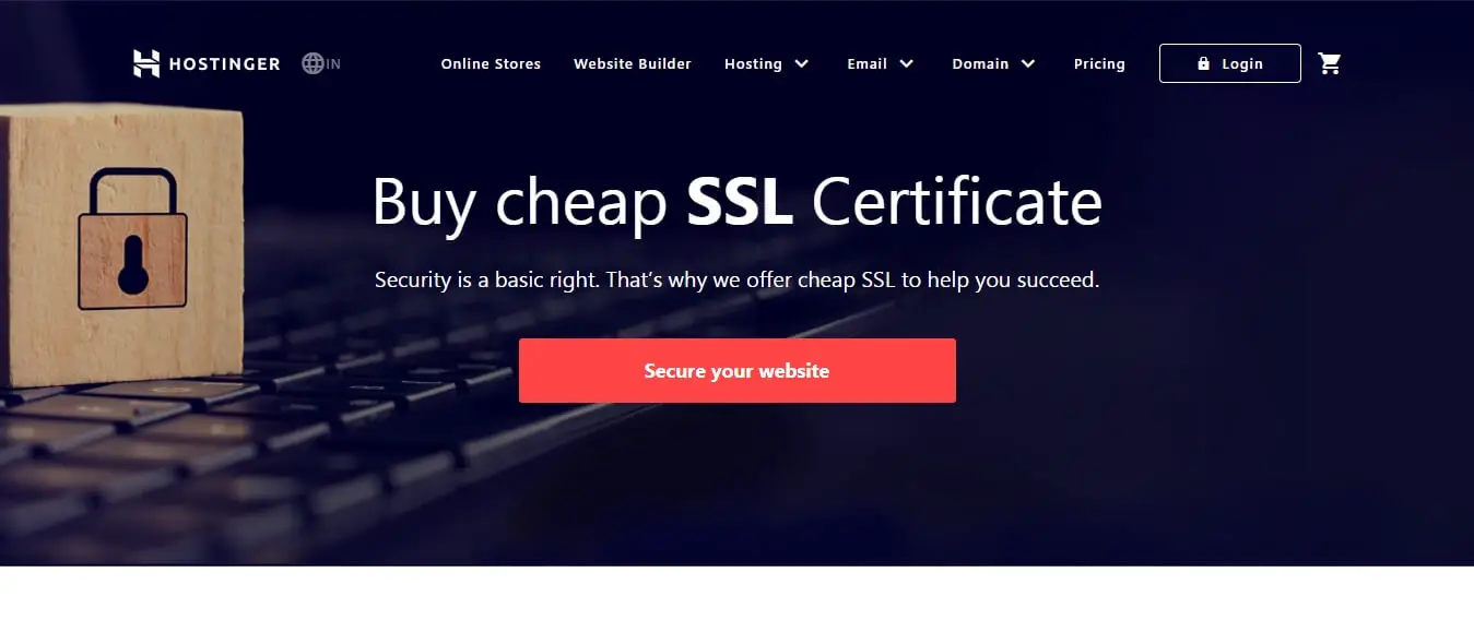 hostinger ssl certificate