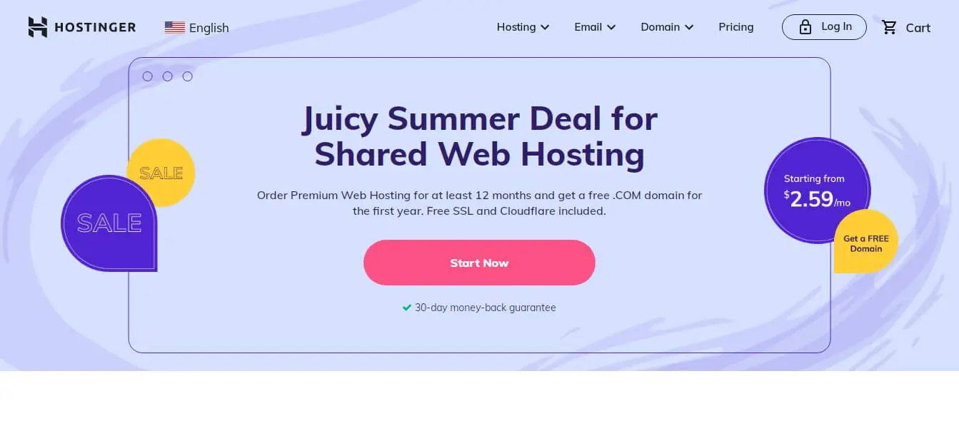 hostinger web hosting