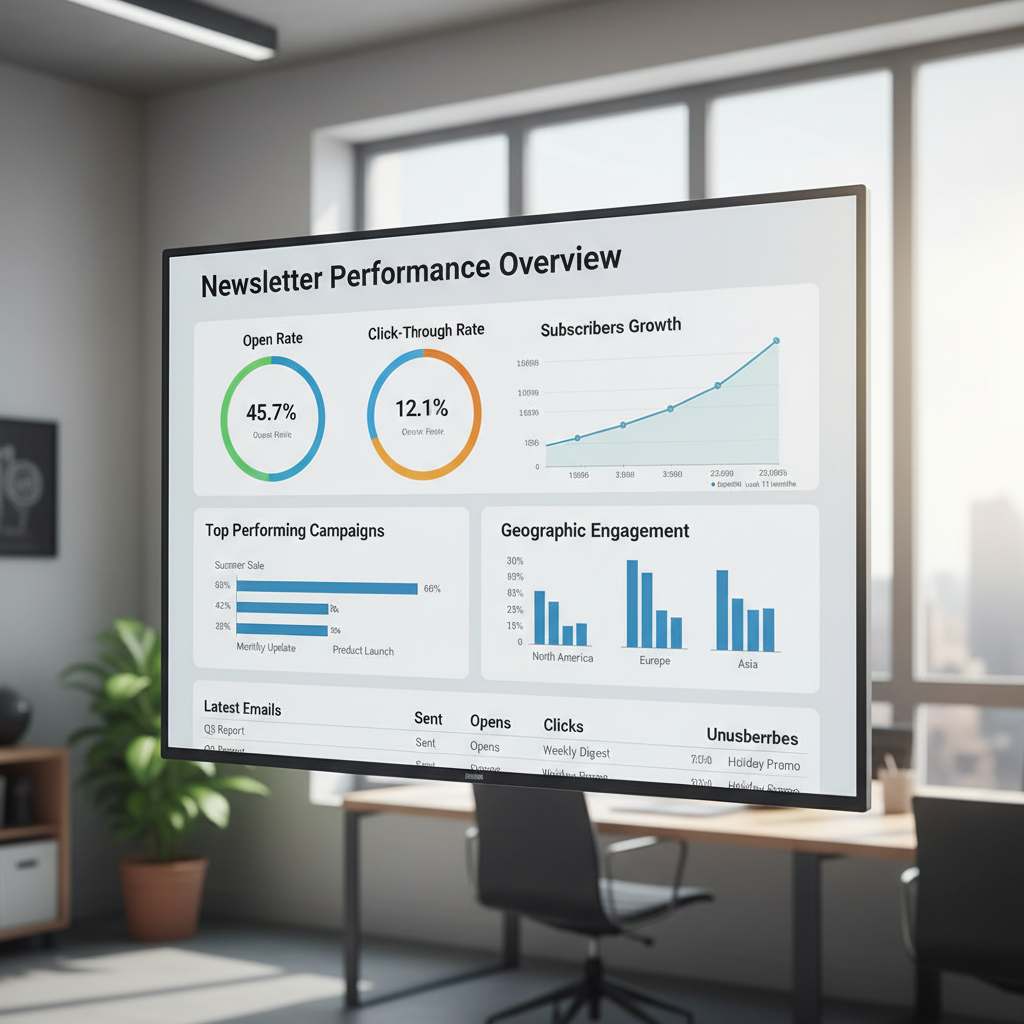 newsletter analytics dashboard