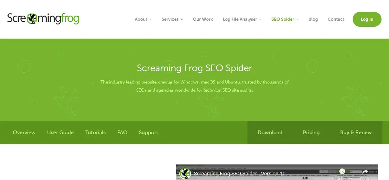 screaming frog site seo audit
