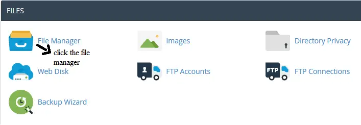 cpanel file manager