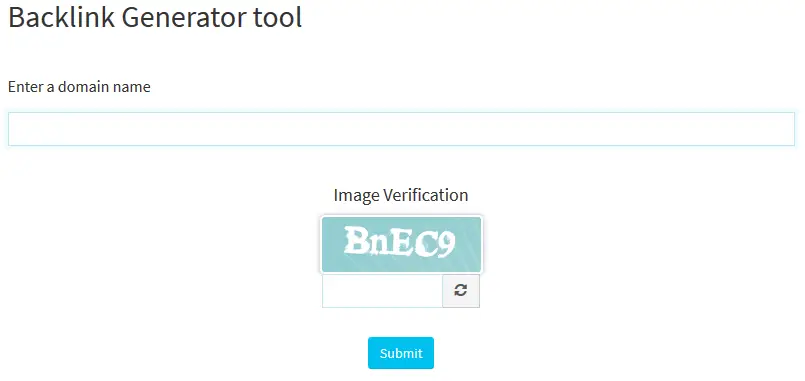 free backlink generator tool